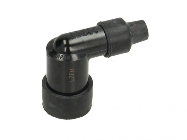 NGK Zündkerzenstecker, LZFH, schwarz, 90° Winkel, für Anschlussgewinde