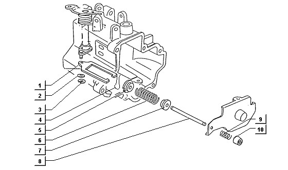 Motor Federhalter - Ape TM 422ccm 4T LC 2013- ZAPT1000000001001