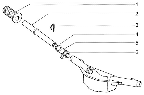 Lenker Lenker rechts - Ape TM 422ccm 4T AC 1997-2004 ZAPT1000000023141