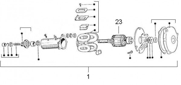 Motor Anlasser - Ape TM 50ccm 2T AC 1985- TL4T