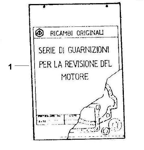 Motor Motordichtsatz - Ape TM 220ccm 2T AC 1982-1983 ATM1T