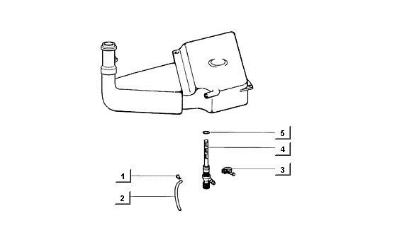 Fahrgestell Benzinhahn - Ape Mix 50ccm 2T AC 1998-2008 ZAPC80000