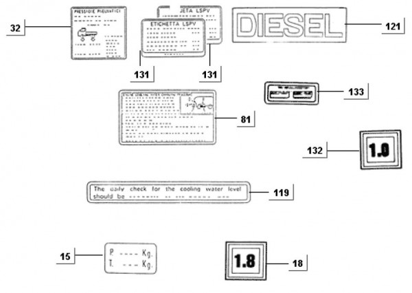 Fahrgestell Dekore - Porter Porter Diesel 1400ccm 4T LC 1998-2004 ZAPS85000007