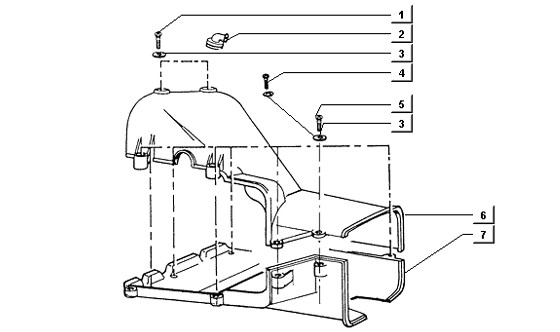 Motor Gebläsegehäuse II - Ape TM 422ccm 4T AC 1997-2004 ZAPT1000000001001