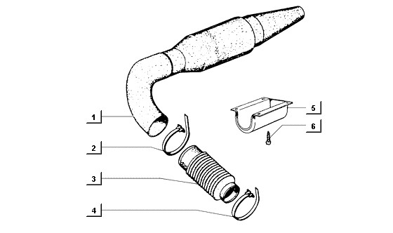 Motor Lufteinlass - Ape Mix 50ccm 2T AC 1998-2008 ZAPC80000