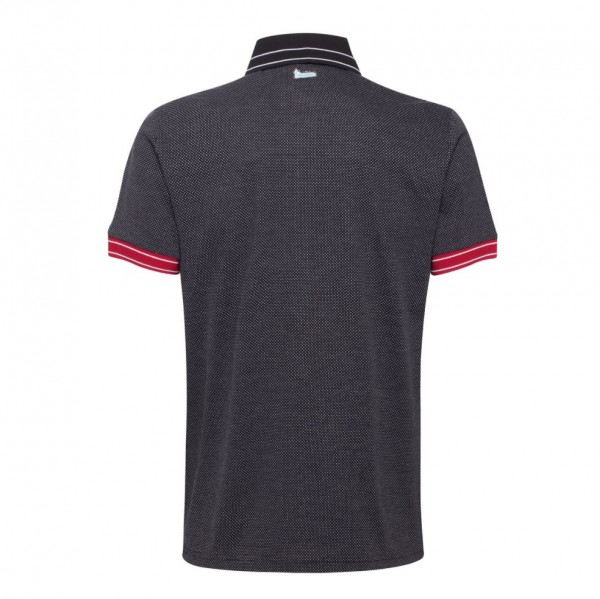 Vespa V-Stripes, Polo Shirt, Herren, Größe: M, schwarz