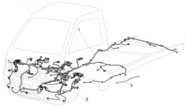 Elektrische Anlage Kabelbaum - Porter Maxxi Multitech 1300ccm 4T LC 2017-