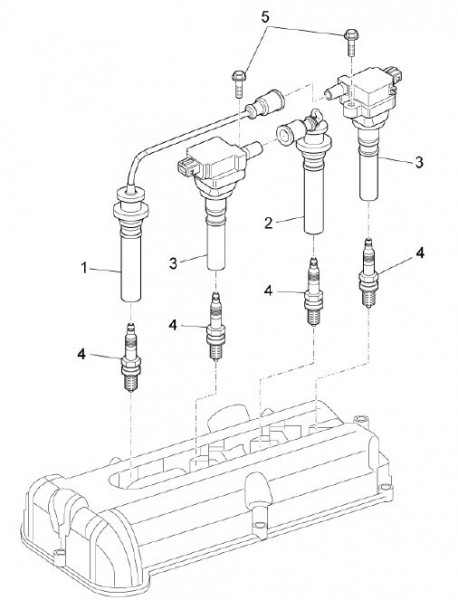 Elektrische Anlage Zündung - Porter Multitech 1300ccm 4T LC 2010- ZAPS90PJ