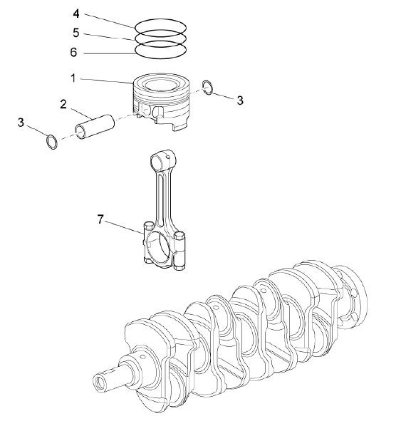 Motor Kolben - Porter Multitech 1300ccm 4T LC 2011- ZAPS90TJ