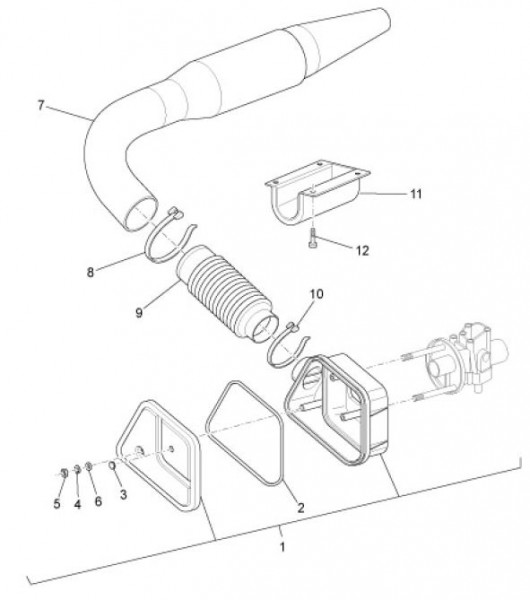 Motor Luftfilter - Ape Mix 50ccm 2T AC 2014- ZAPC80000