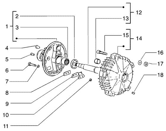 Bowdenzüge Hinterradnabe - Ape TM 422ccm 4T AC 1997-2004 ZAPT1000000023141