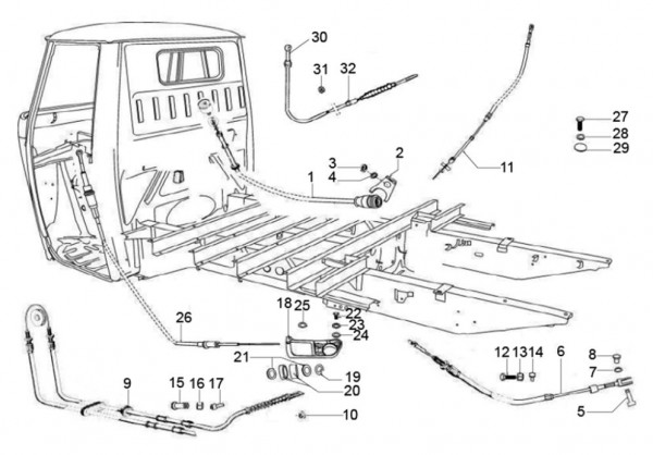 Bowdenzüge Bowdenzüge - Classic 400 422ccm 4T 2V AC 2016- MBX000T58RC001005