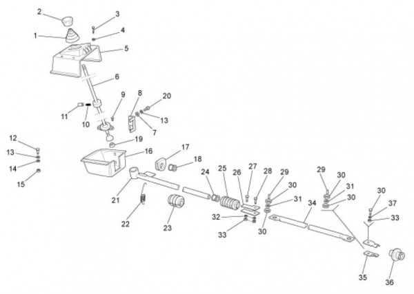 Motor interne Schaltsegmente - Ape TM 703 mit Lenkrad 220ccm 2T AC 2008-2016 ZAPT10000