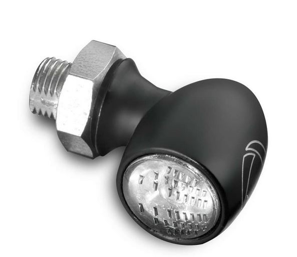 Kellermann Blinker, LED, Bullet Atto, Aluminium, 12 V, 21 W, schwarz, seidenmatt, E-geprüft