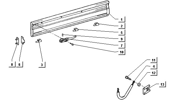 Fahrgestell Bordwände - Ape TM 422ccm 4T LC 2013- ZAPT1000000001001