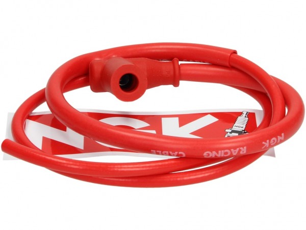 NGK Zündkerzenstecker, CR6, rot, T-Typ, für Anschlussmutter