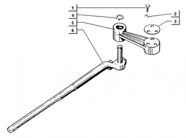 Lenker Lenkung - Ape TM 703 mit Lenkrad 220ccm 2T AC 1997-1999 ZAPT10000