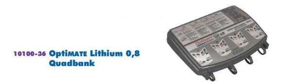OptiMate Lithium 0,8 Quadbank