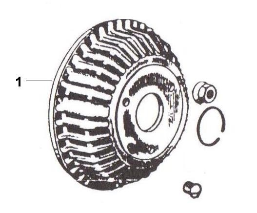 Radaufhängung Bremstrommel hinten - Ape 220ccm 2T AC 1978-1983 MPM2T