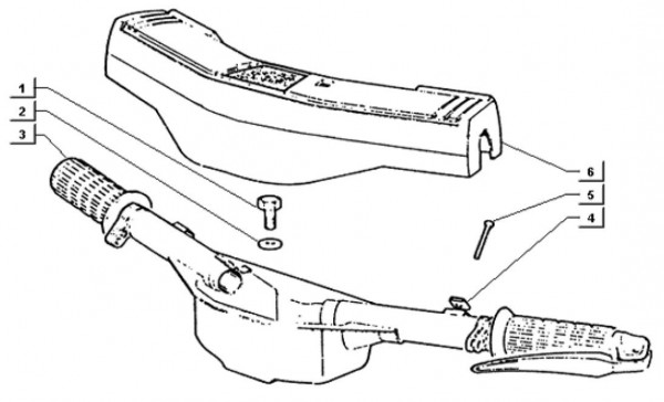 Lenker Lenkerdeckel - Ape TM 703 mit Lenker 220ccm 2T AC 1997-1999 ZAPT10000