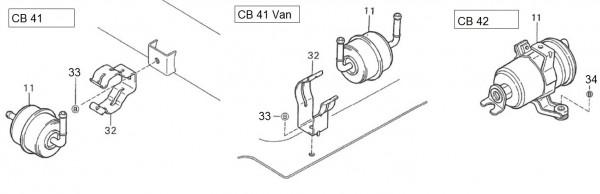 Fahrgestell Benzinfilter - Porter Porter 1000ccm 4T LC 1992-1998 ZAPS85