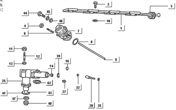 Fahrgestell Einspritzpumpe - Porter Porter Diesel 1400ccm 4T LC 1998-2004 ZAPS85000007