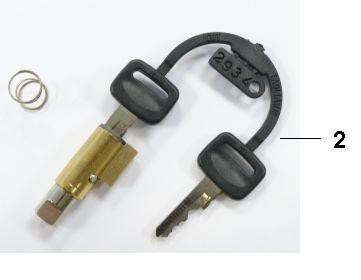 Elektrische Anlage Schloss - Ape TM 50ccm 2T AC 1985- TL4T