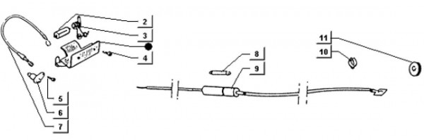 Fahrgestell Innenbeleuchtung Kasten - Ape TM 703 Diesel mit Lenkrad 422ccm 4T AC 1997-2004 ATD1 0000