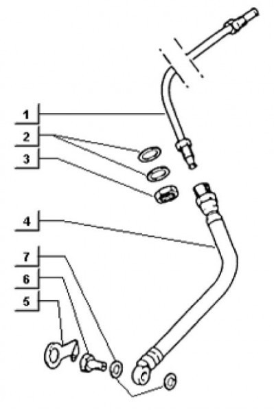 Radaufhängung Bremsleitungen vorn - Ape TM 703 mit Lenker 220ccm 2T AC 1997-1999 ZAPT10000