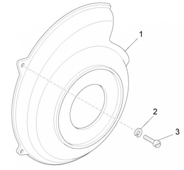 Motor Schwungradabdeckung - Ape Mix 50ccm 2T AC 2016- ZAPC80000