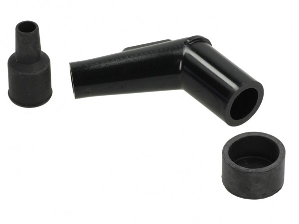 NGK Zündkerzenstecker, YD05F, schwarz, 120° Winkel (kurz), für Anschlussgewinde