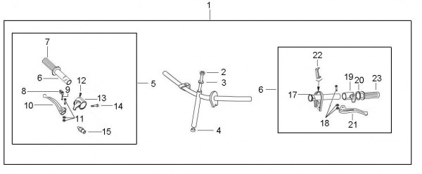 Lenker Lenker - Ape Mix 50ccm 2T AC 2009- ZAPC80000