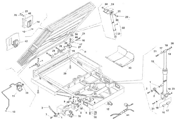 Fahrgestell Kippanlage - Ape TM 422ccm 4T LC 2013- ZAPT1000000001001