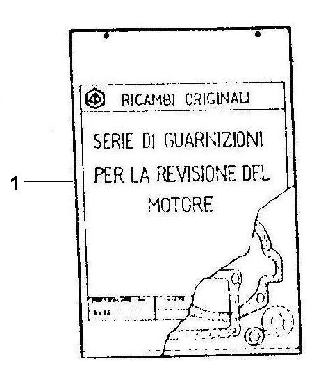 Motor Motordichtsatz - Ape 190ccm 2T AC 1978- MPM1T