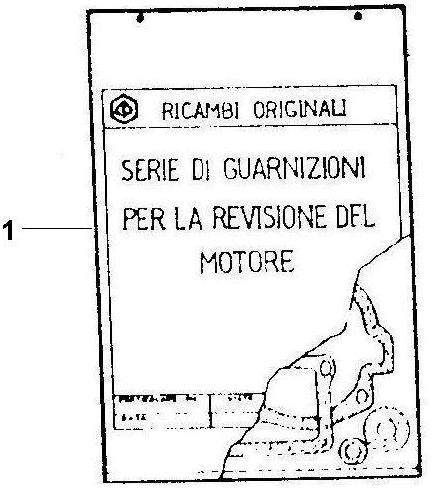 Motor Motordichtsatz - Ape 220ccm 2T AC 1978-1983 MPM2T