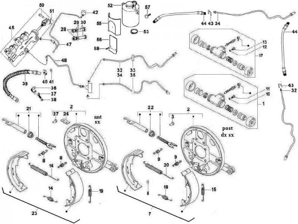 Bowdenzüge Bremsanlage - Calessino 422ccm 4T LC 2013- ZAPT2D4MC