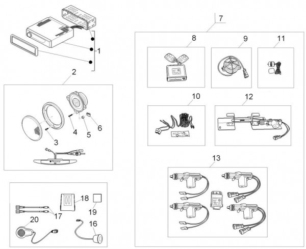 Zubehör Zubehör - Porter D120 Diesel 1300ccm 4T LC 2014- ZAPS90VK