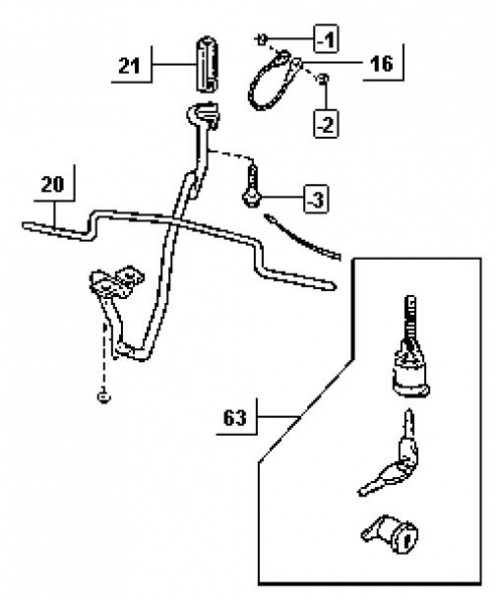 Radaufhängung Ersatzrad - Porter Porter Diesel 1400ccm 4T LC 1998-2004 ZAPS85000004