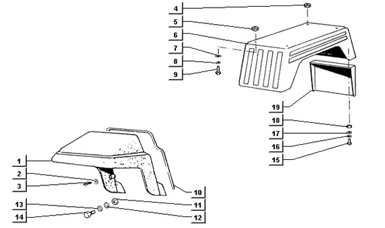 Fahrgestell Kotflügel - Ape TM 422ccm 4T AC 1997-2004 ZAPT1000000001001