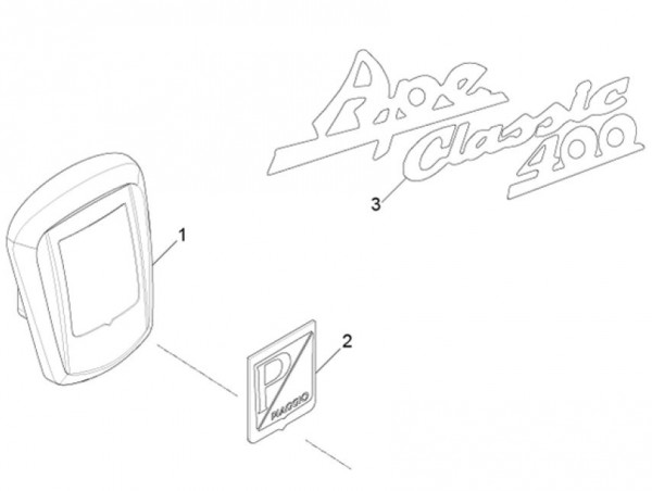 Fahrgestell Dekore - Classic 400 422ccm 4T 2V AC 2016- MBX000T58RC001005