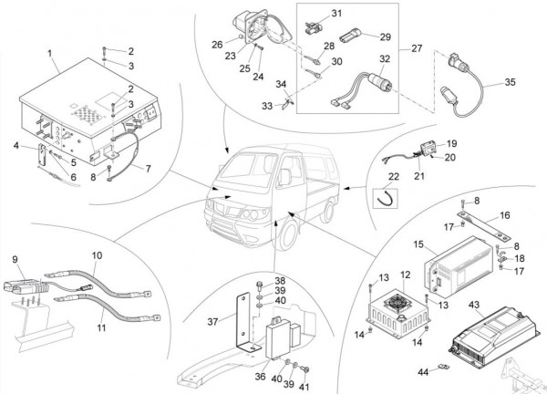 Elektrische Anlage elektrische Anlage - Porter Porter Electric ccm 2009- ZAPS9E