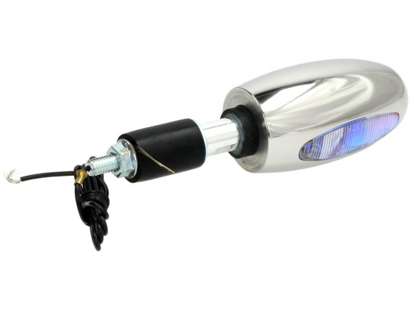 Kellermann Blinker, BL 1000, vorne, Edelstahl, 12 V, 21 W, silber, glänzend, E-geprüft