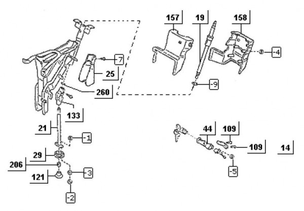 Radaufhängung Vorderradgabel - Porter Porter Diesel 1400ccm 4T LC 1998-2004 ZAPS85000004