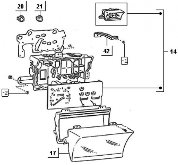 Lenker Tachometer - Porter Porter Diesel 1400ccm 4T LC 1998-2004 ZAPS85000004