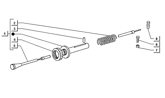 Bowdenzüge Kaltstartzug - Ape TM 422ccm 4T AC 1997-2004 ZAPT1000000001001
