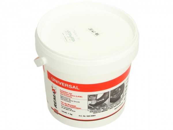 Econ Reifenmontagepaste, weiss, 1 kg