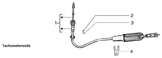 Bowdenzüge Tachowelle - Ape TM 422ccm 4T AC 1997-2004 ZAPT1000000023141
