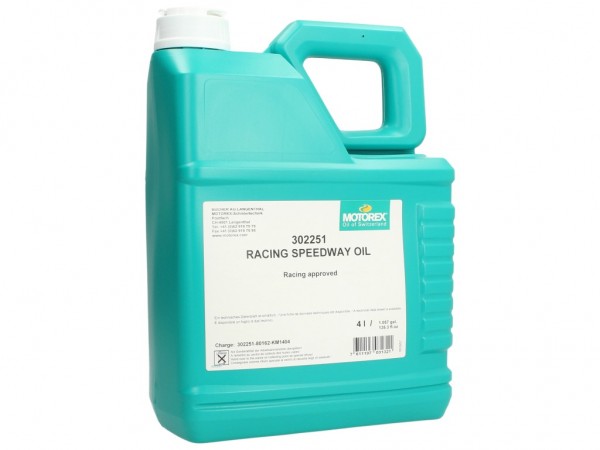 Motorex Motoröl 4 Takt, Racing Speedway Oil, mineralisch, 4 l