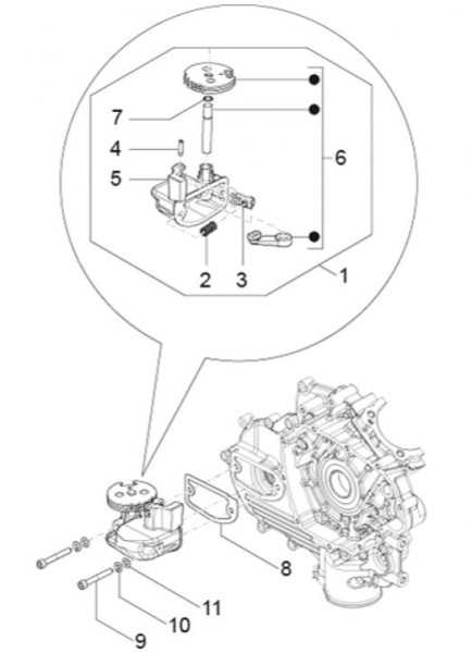 Motor Schalthebel - Classic 400 422ccm 4T 2V AC 2014- MBX000T58RC001005