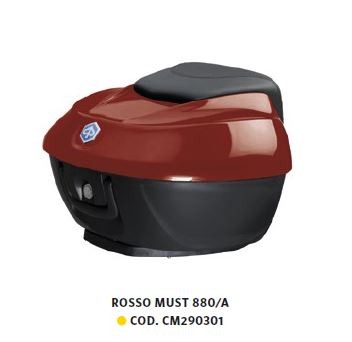 Original Topcase Piaggio Beverly - Rot Must 880/A